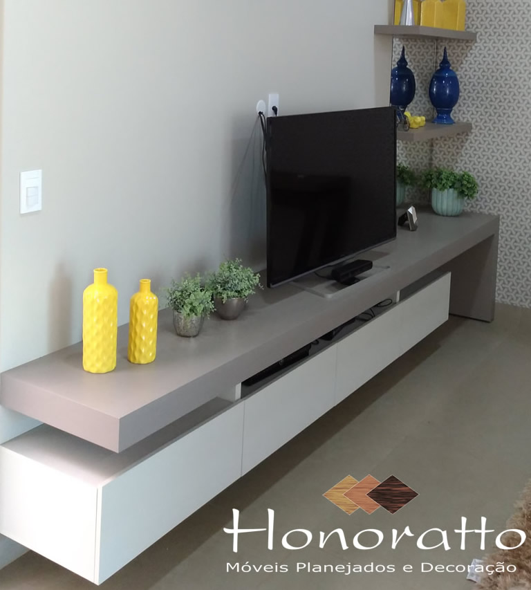 Sala Rack Painel TV Honoratto Cacoal